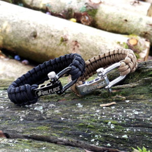 Paracord Armband Wolflock